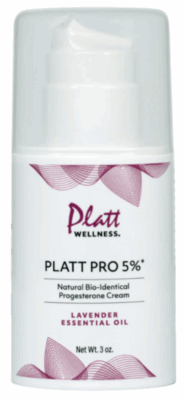 Platt PRO 5% Bio-Identical Progesterone Cream w/Lavender Essential Oil - 3oz